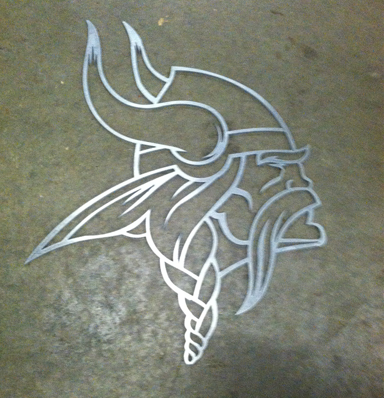 Outline of Viking Head